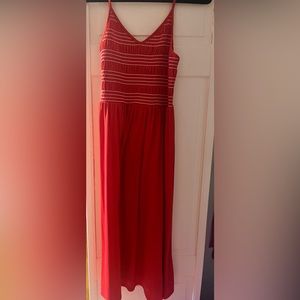 Francesca’s red dress